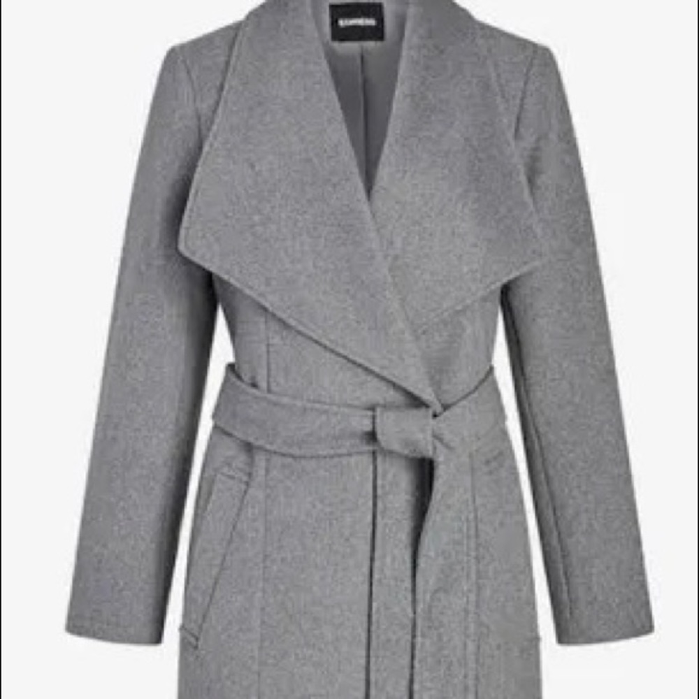 Express Wool Blend Belted Coat